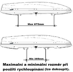 Strešný box HAKR Magic Line 370 - carbon