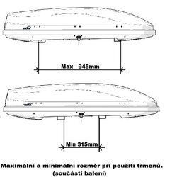 Strešný box HAKR Magic Line 370 - carbon