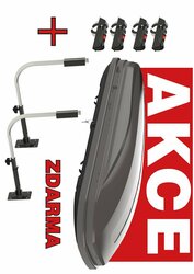 Strešný box HAKR Magic Line 400 Strong - strieborná metalická perleť