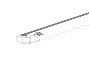 plast00130110 ALU profil horná guma 135cm