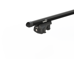 Strešný nosič DACIA LOGAN MCV 5dv kombi s pozdĺžnikmi, čierna ALU tyč